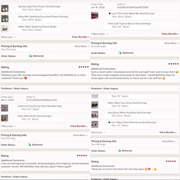 Blueberry Faux Druzy Teardrop Stainless Earrings - Picture 14 of 14